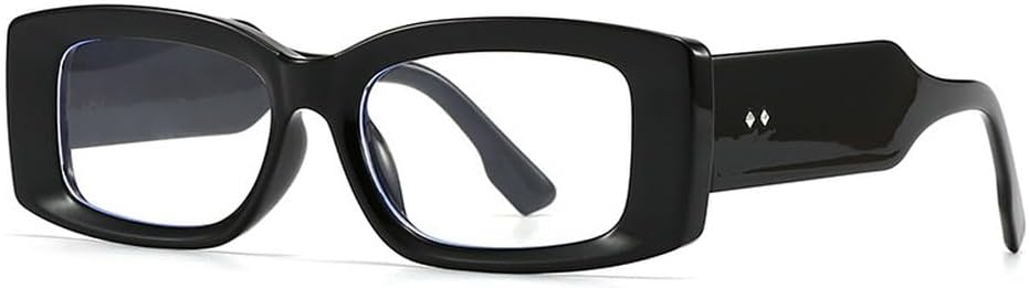 

Модные прямоугольные женские солнцезащитные очки класса люкс в стиле ретро, ​​конфетные цвета, прозрачный градиент; мужские солнцезащитные очки с широкими дужками и заклепками TKKTLLT, Black Clear