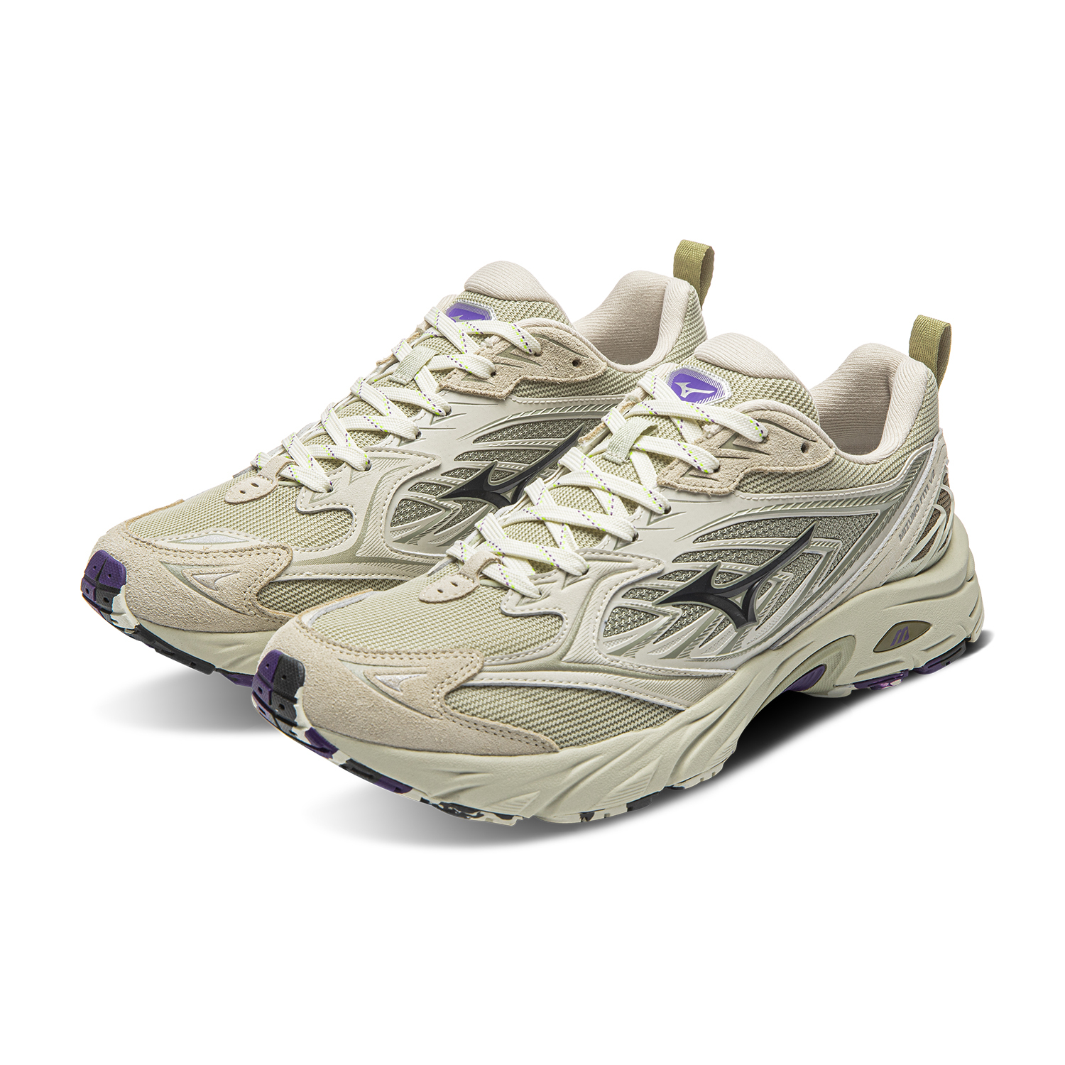 Mizuno FIYI V2 текстильные кроссовки с искусственной кожей низкие для бега унисекс Hazy Light Green — фото 4