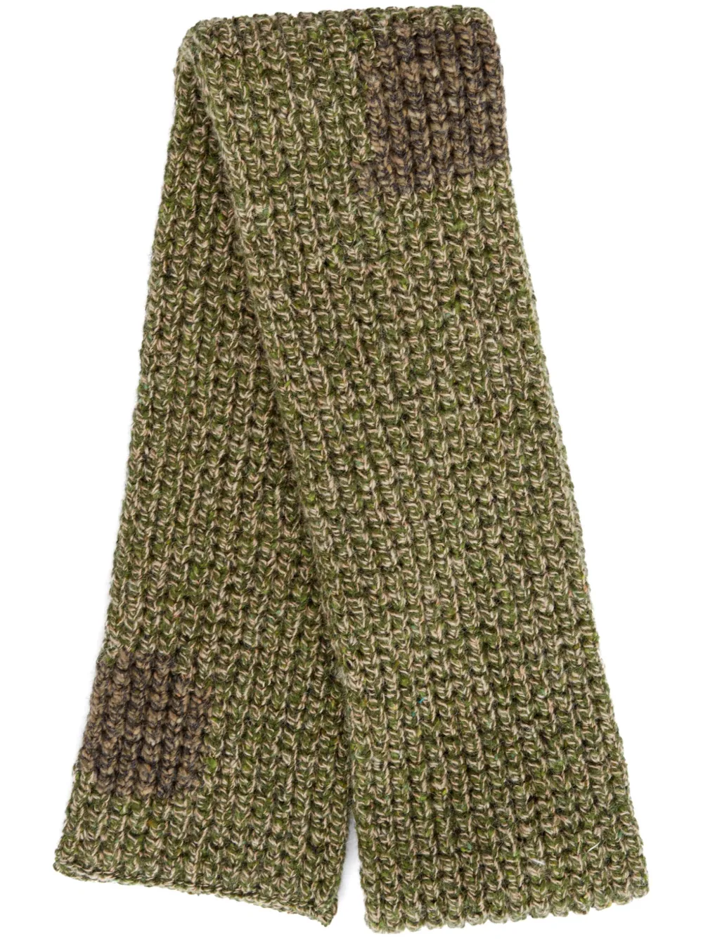 

Шарф крупной вязки MAISON MARGIELA, зеленый