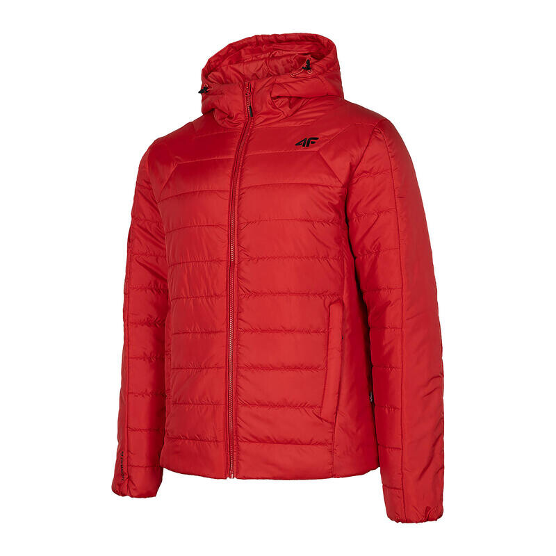 

Мужской пуховик 4F, цвет red/black
