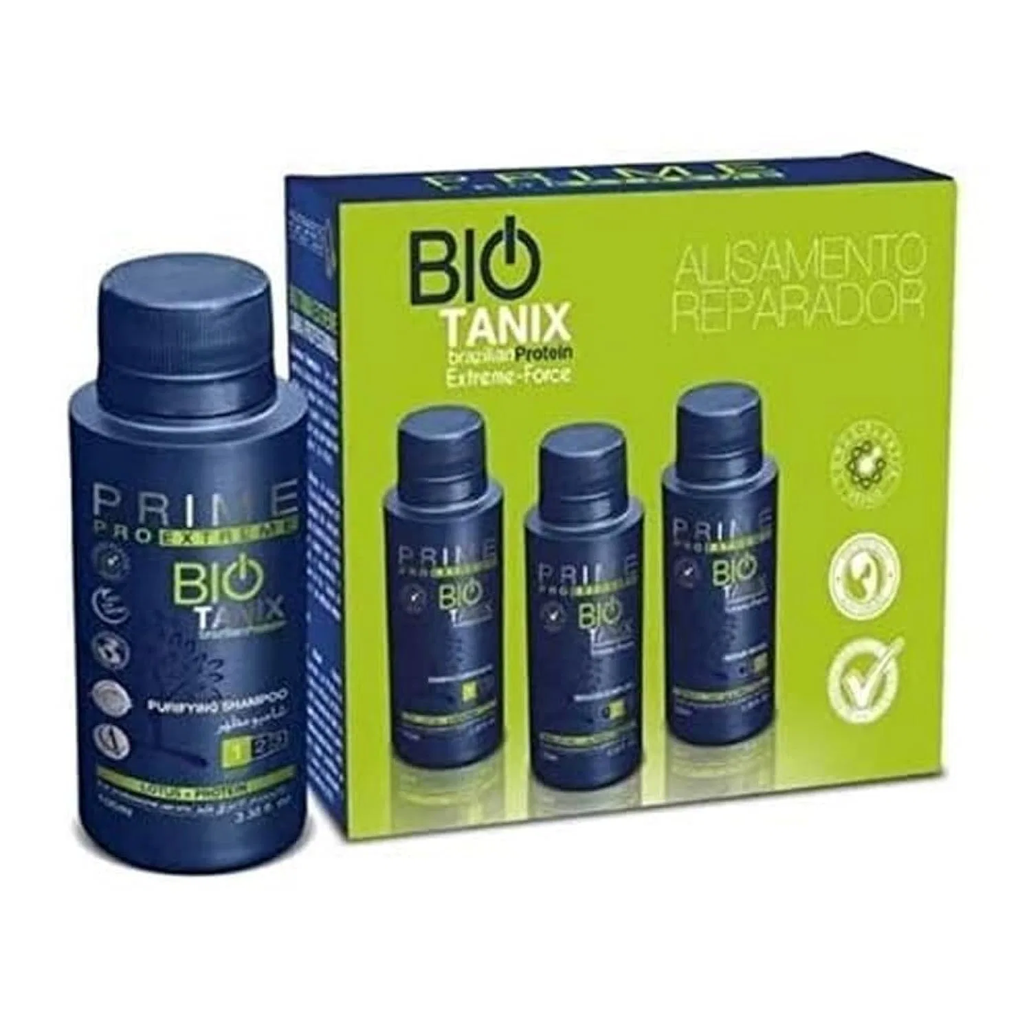 Набор для выпрямления волос Bio Tanix Prime Tannin Straightener 3 x 100 мл Prime Pro Extreme