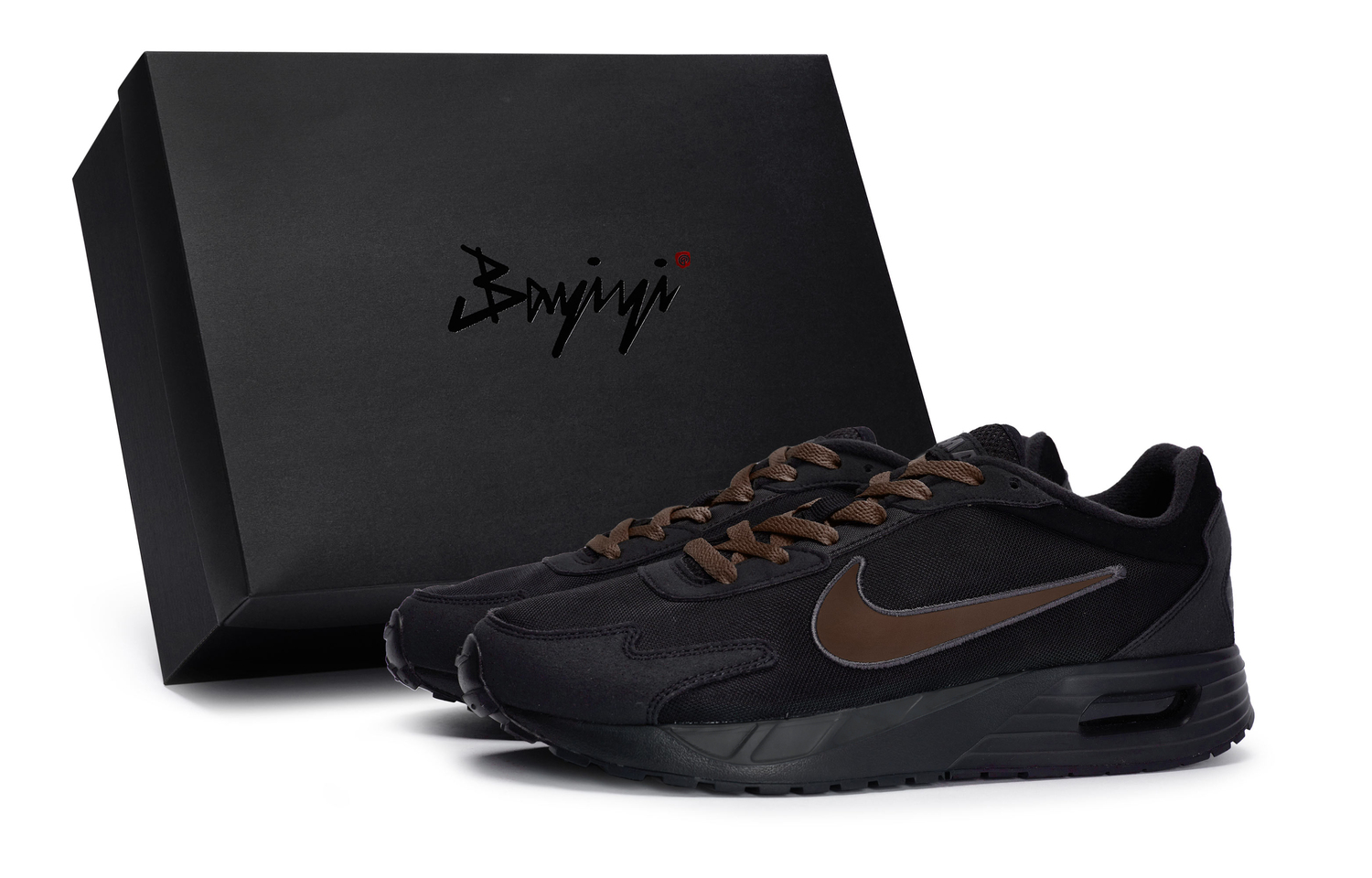 

Кроссовки Air Max Solo 811 Manufacturing, Secret Journey, специальная коробка, нескользящая подошва, устойчивые к истиранию, дышащие Nike, черный coffee