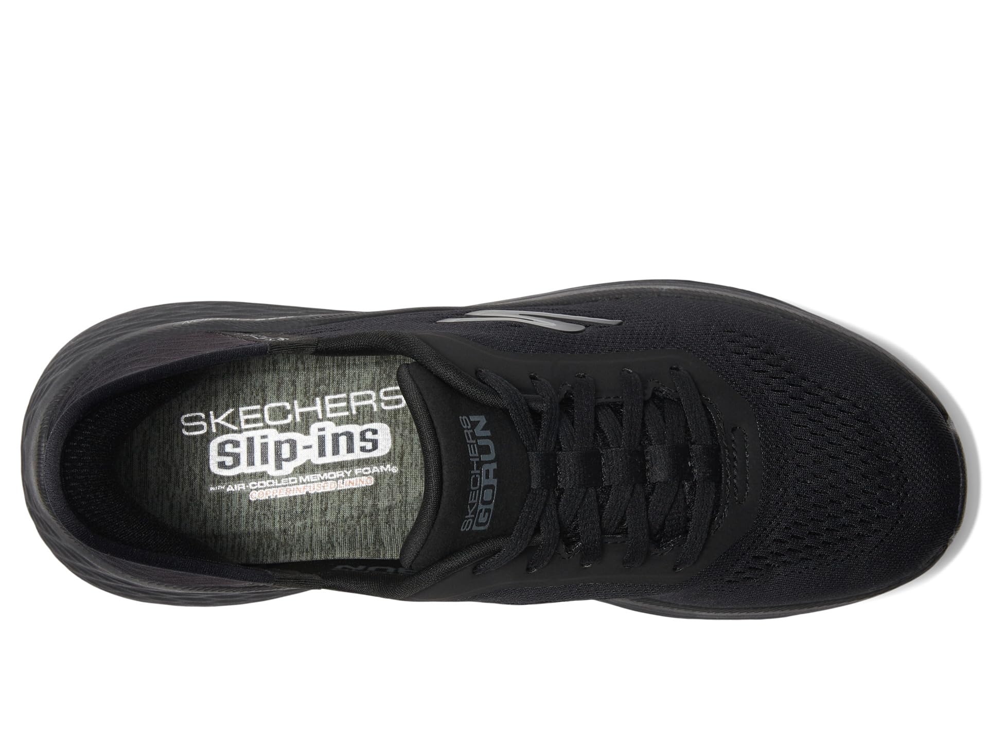 Кроссовки SKECHERS Max Cushioning Elite 2.0 Vanish Hands Free Slip-Ins, черный — фото 2