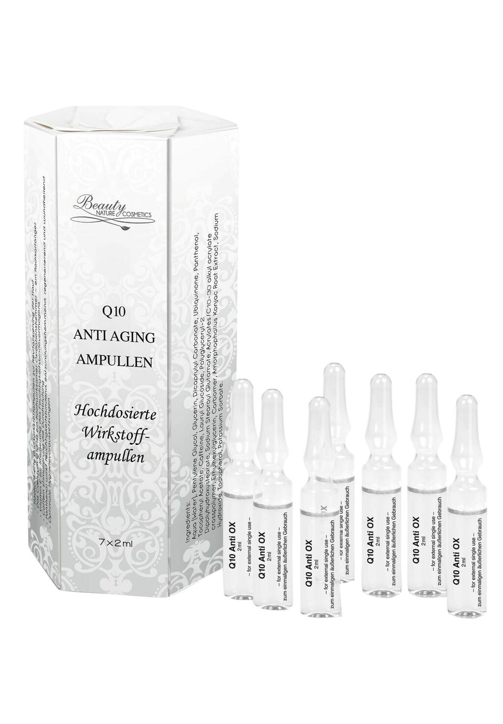 

Антивозрастной уход BEAUTY NATURE COSMETICS Q10 ANTI AGING AMPULLEN