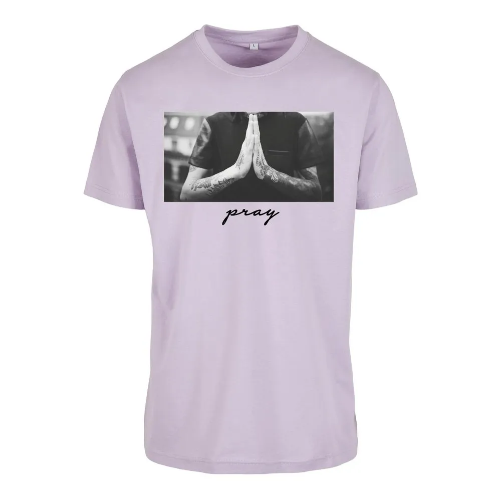 

Футболка с коротким рукавом Mister Tee Urban Classics Pray, фиолетовый