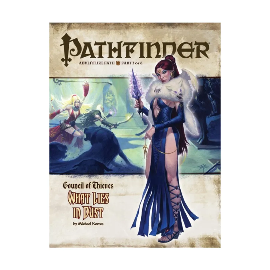 

#27 "Council of Thieves #3 - What Lies in Dust", Pathfinder Roleplaying Game (1st Edition) - Adventure Path #001 - #030, мягкая обложка