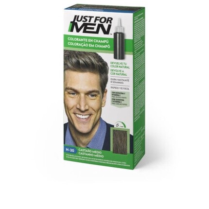 

Шампунь-краска для волос Средне-коричневый 30мл, Just For Men