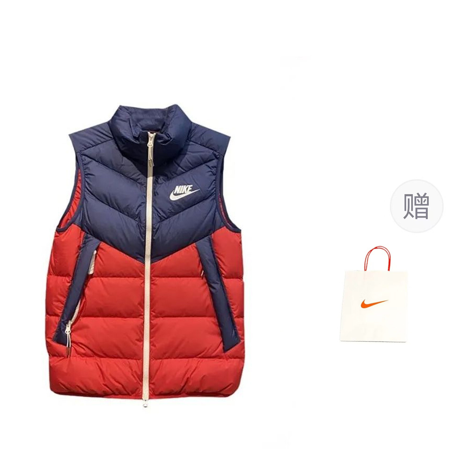 

Жилет мужской красный + подарочный пакет Nike