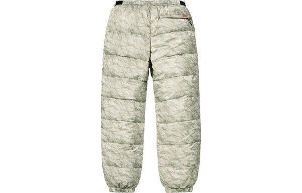 Брюки fw19 week 18 x the north face paper print nuptse pant Supreme, серый — фото 2