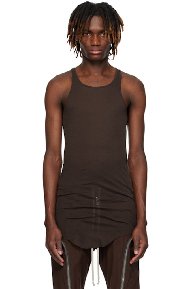 

Коричневый топ Hollywood Basic Rib Rick Owens