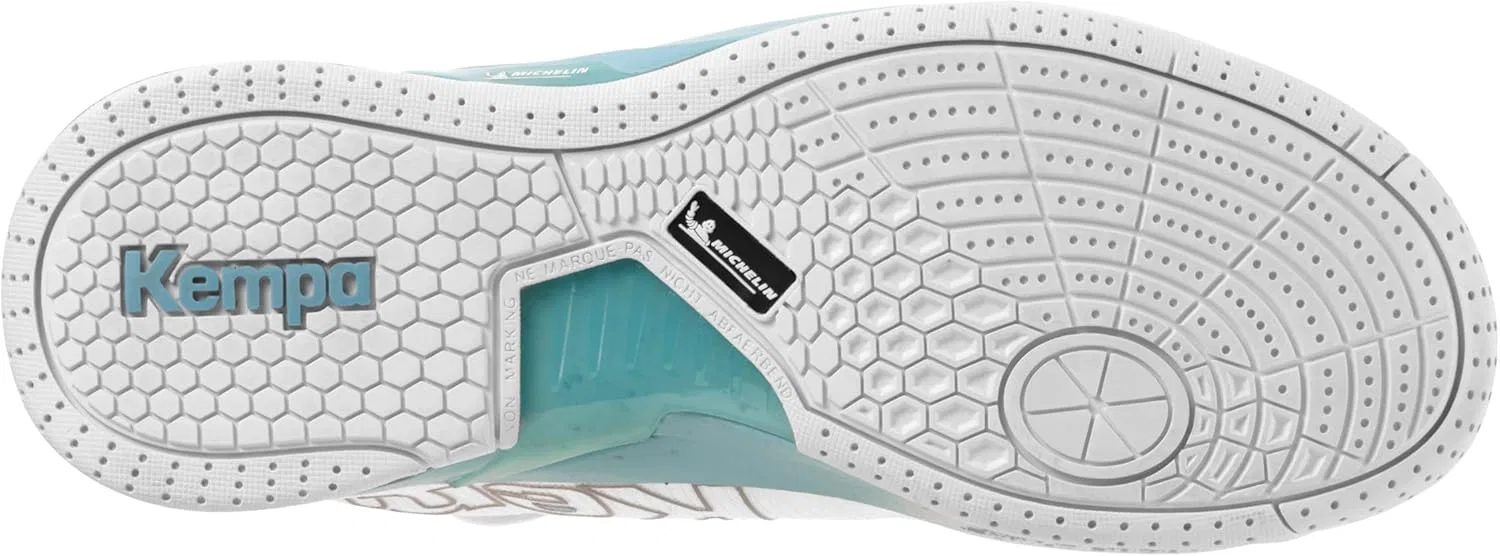 Кроссовки для гандбола Kempa Unisex Attack Pro 2.0 W Game Changer, White Aqua — фото 4