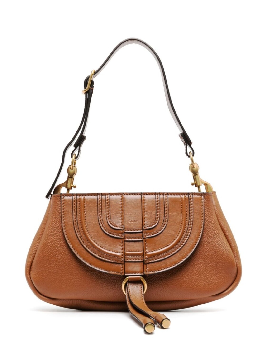 

Chloé сумка на плечо Marcie, коричневый