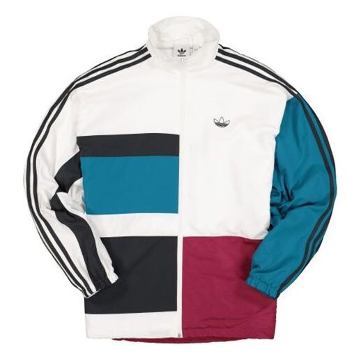 

Куртка adidas originals Spirit Oversized Multicolor Splicing Sports Jacket White, белый