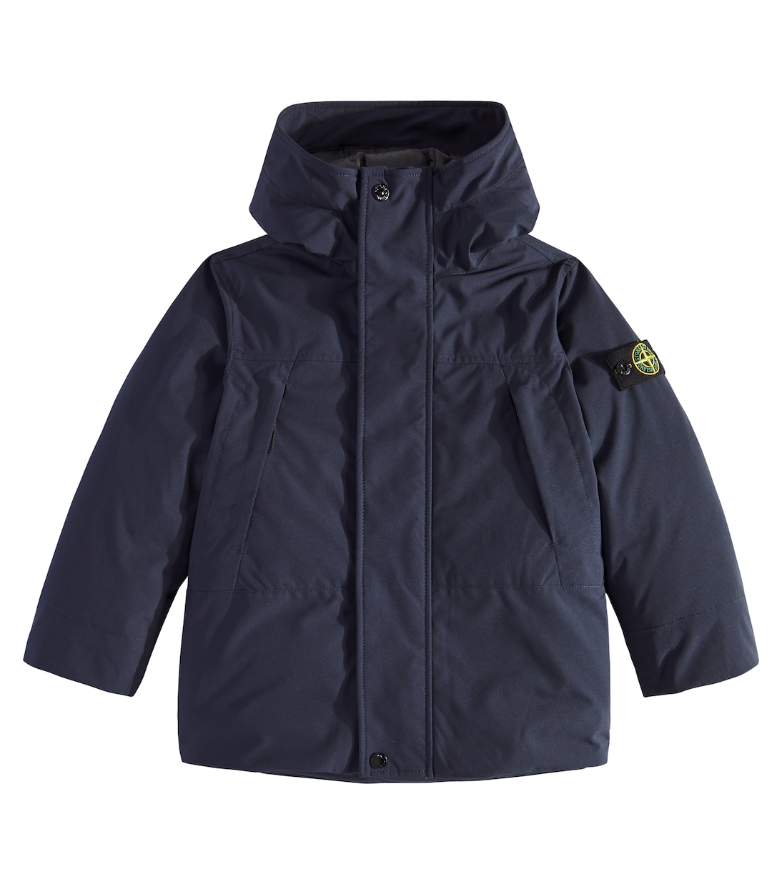 

Пуховик Compass Stone Island Junior, темно-синий