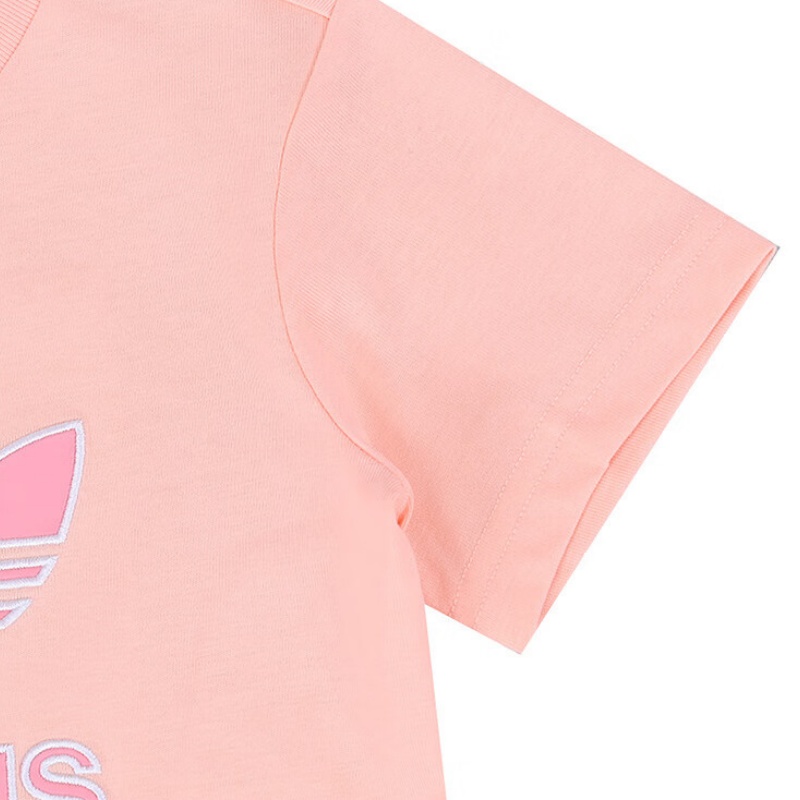 Adidas Originals Повседневная спортивная одежда розовая для младенцев и малышей — фото 3