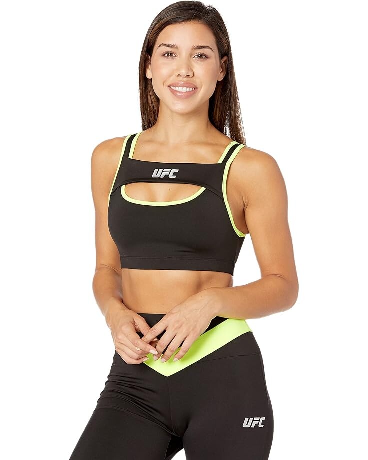 

Бюстгальтер UFC Layered Sports, цвет Black/Yellow