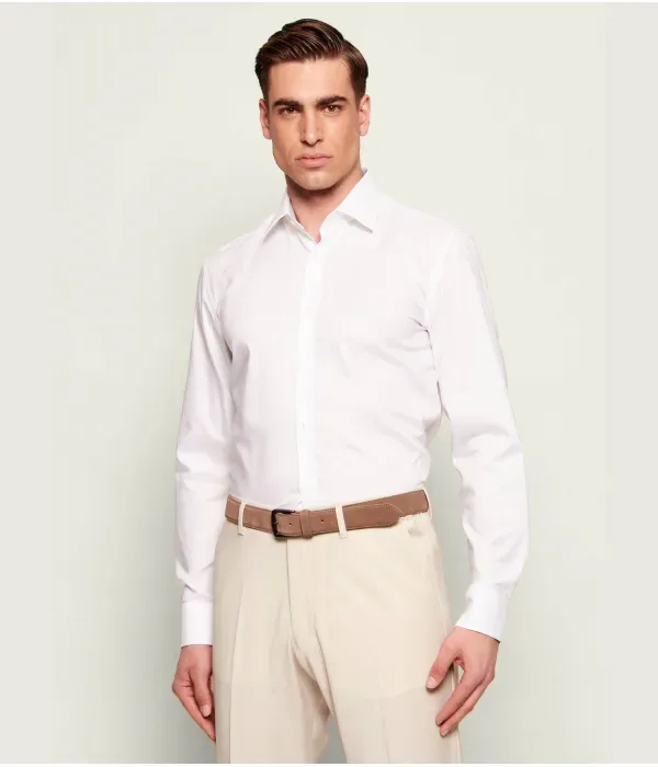 Рубашка H-HANK-K-C3-261 slim fit Boss, белый