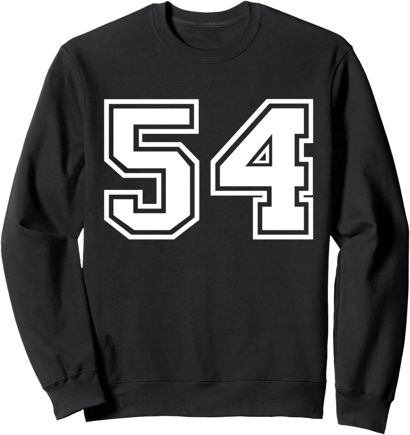 

Спортивная толстовка с номером 54, игровой формой команды Team Jersey Number Company, черный