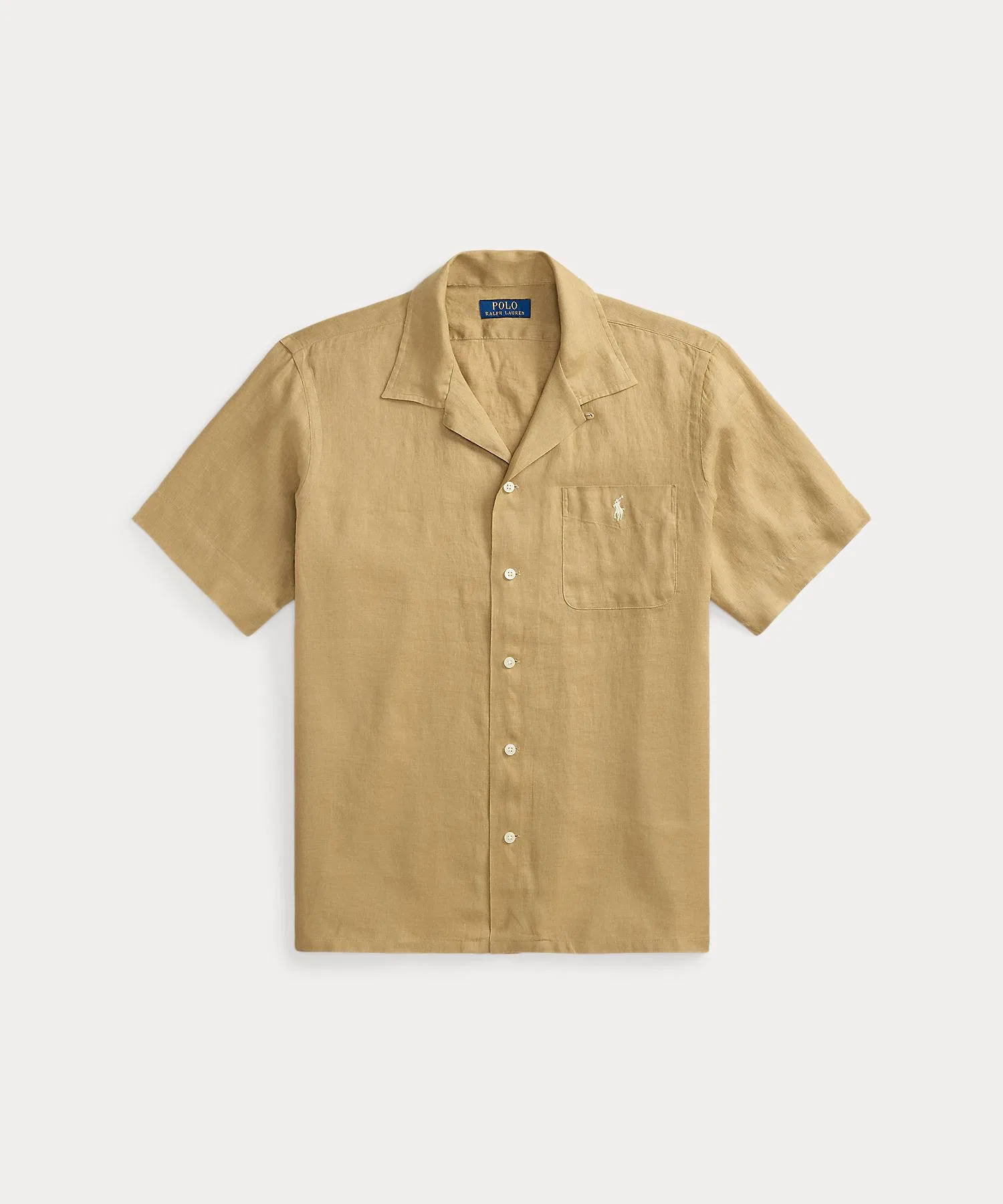 Мужская рубашка POLO RALPH LAUREN Классический крой из льна — фото 2