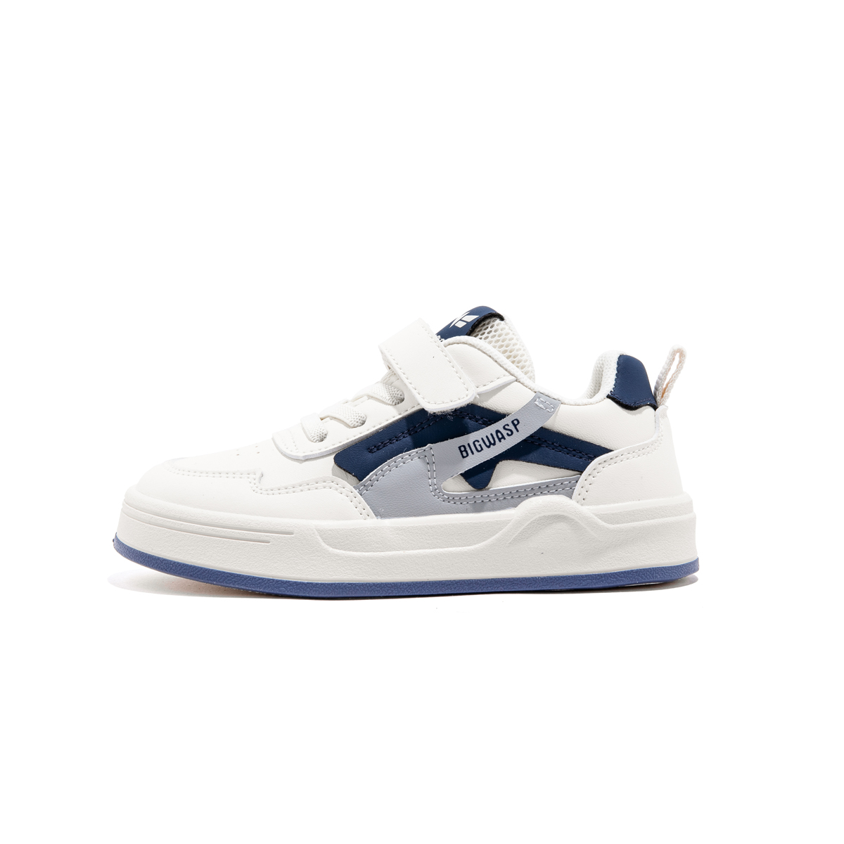 

Детские кроссовки для скейтбординга с амортизацией, дышащие и противоскользящие BIG WASP, бежевый/синий