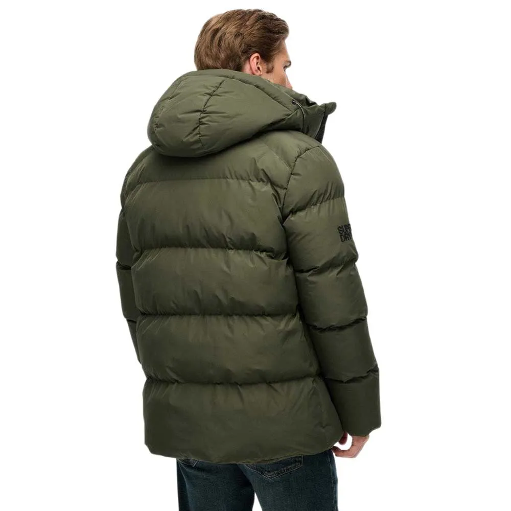 Утепленная спортивная куртка Superdry 5 Baffle, зеленый — фото 2