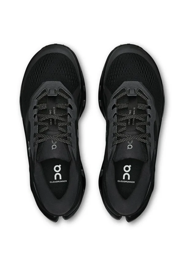 Кроссовки для бега по шоссе cloudrunner 3 с широкой колодкой On, Black Black — фото 3