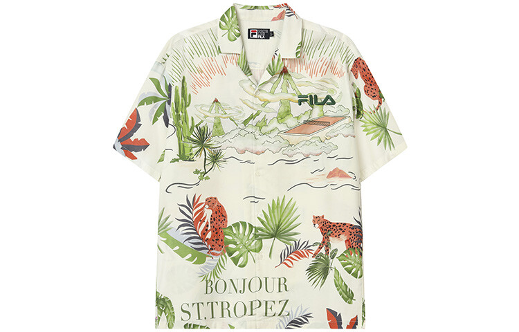 

Мужская рубашка ФИЛА FILA, цвет AlloverPrint