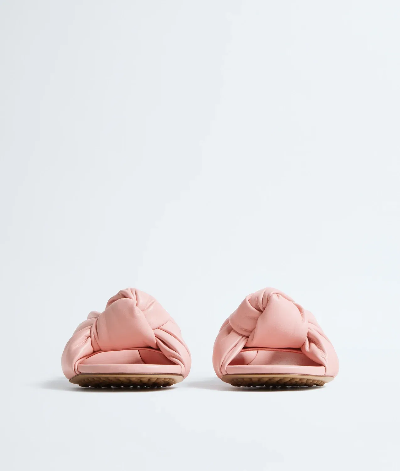 Вишневые мюли BOTTEGA VENETA, розовый — фото 3