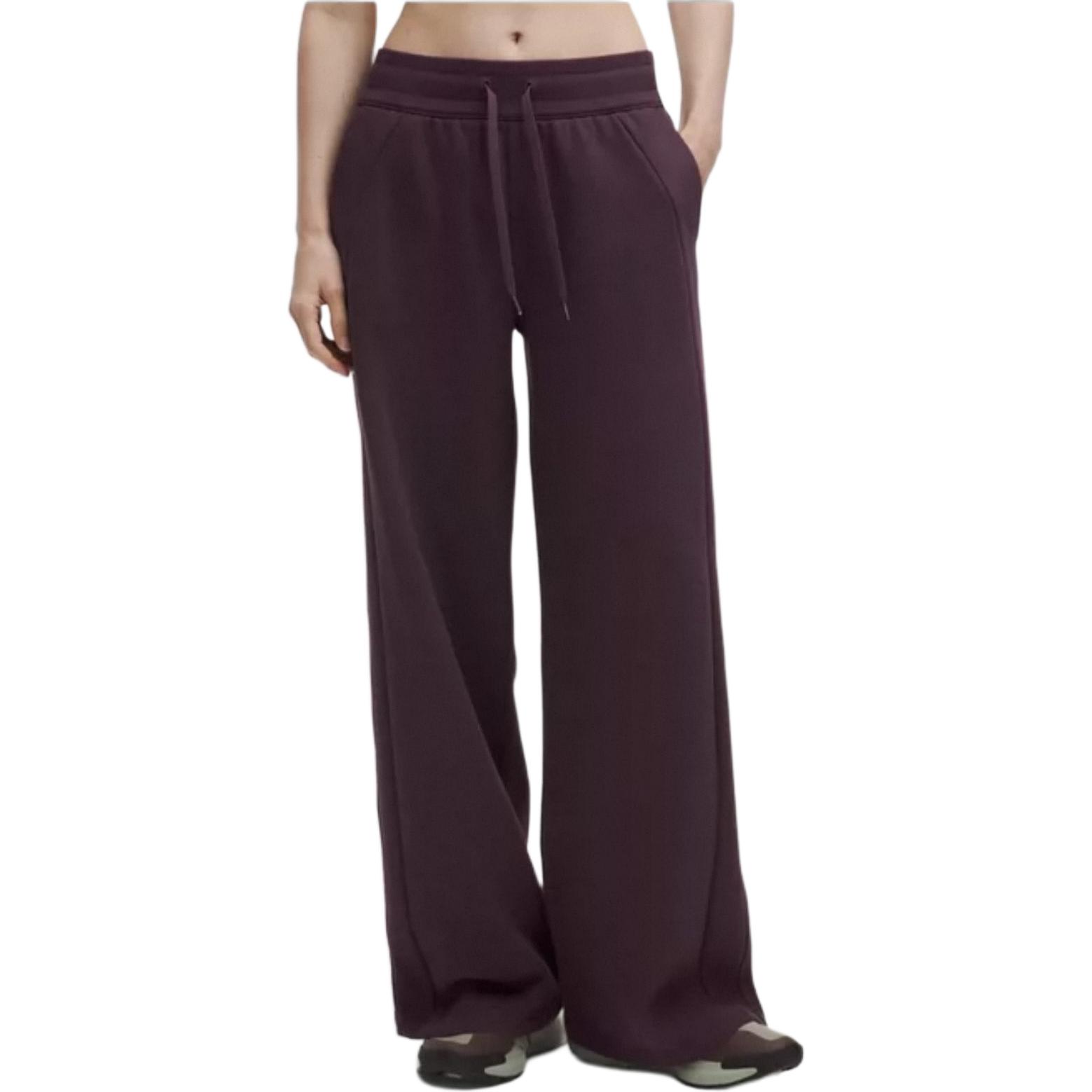 

Женские повседневные брюки Scuba Series Lululemon, черный plum/blpm