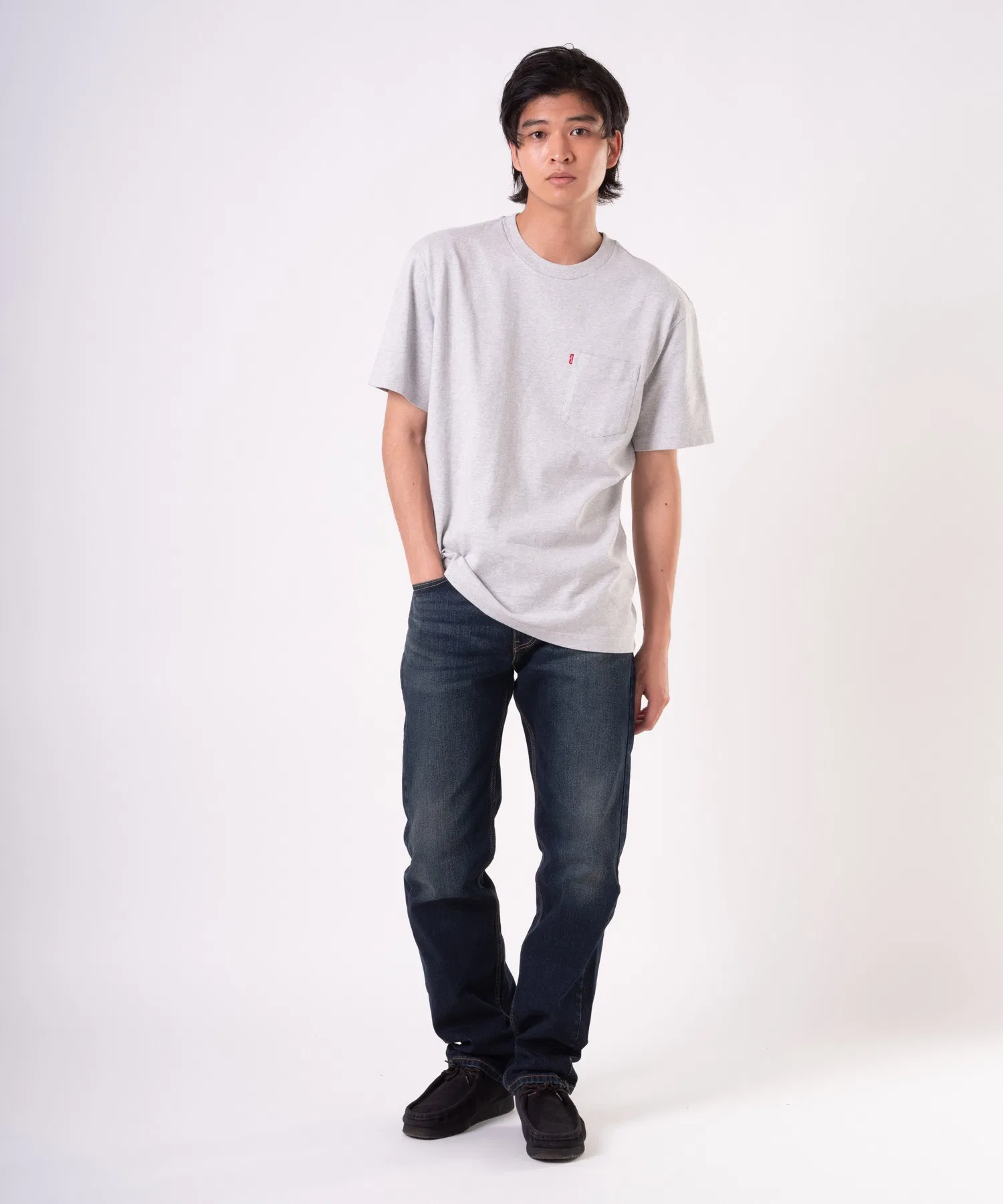 Джинсы Levi's 505™ Regular Fit, темно-синие. — фото 4