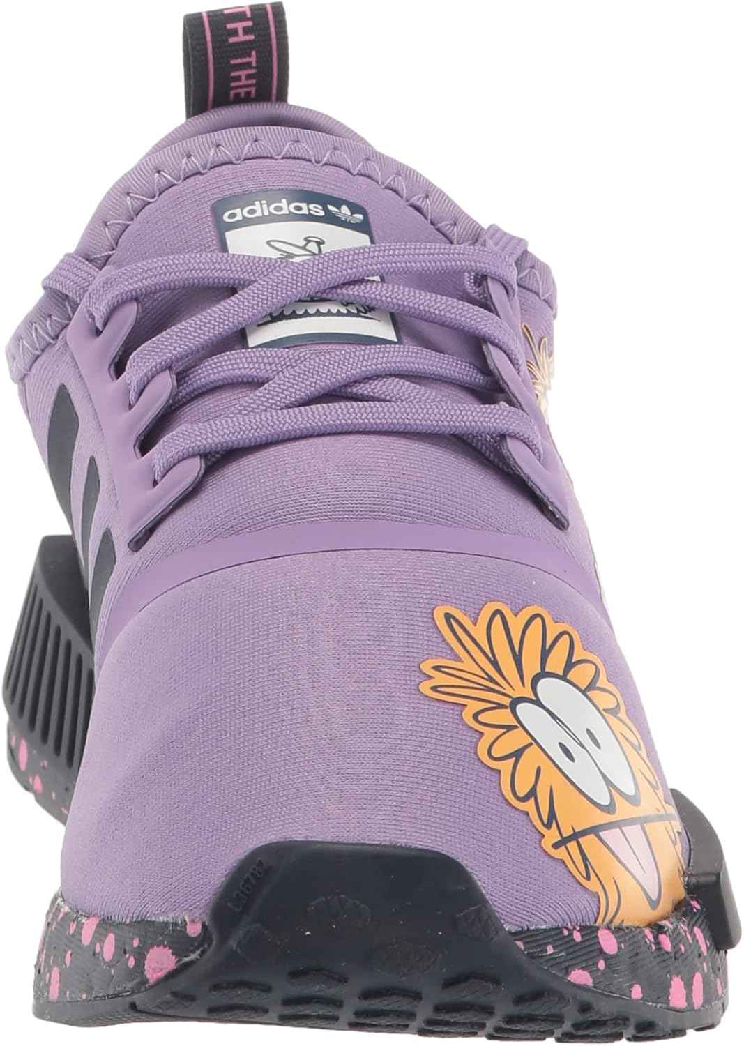 Кроссовки adidas Unisex-Child NMDr1 C (для маленьких детей), белый/синий — фото 2