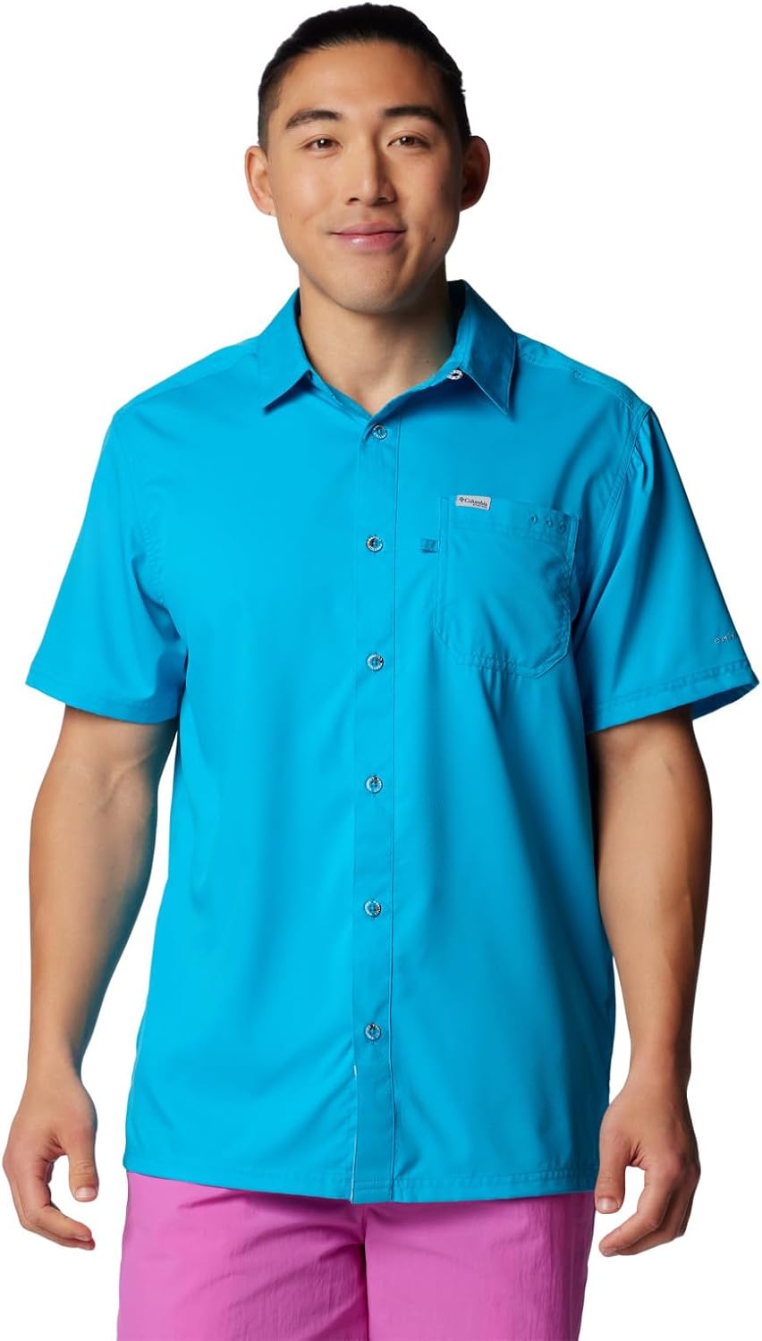 

Columbia мужская стандартная рубашка Slack Tide Camp, Ocean Blue