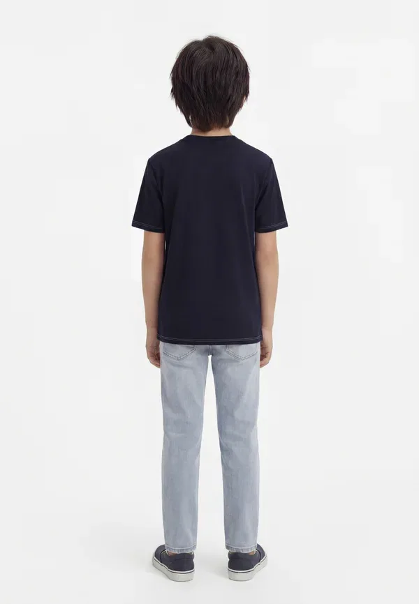 Футболка Guess Junior print t-shirt, умный синий — фото 2