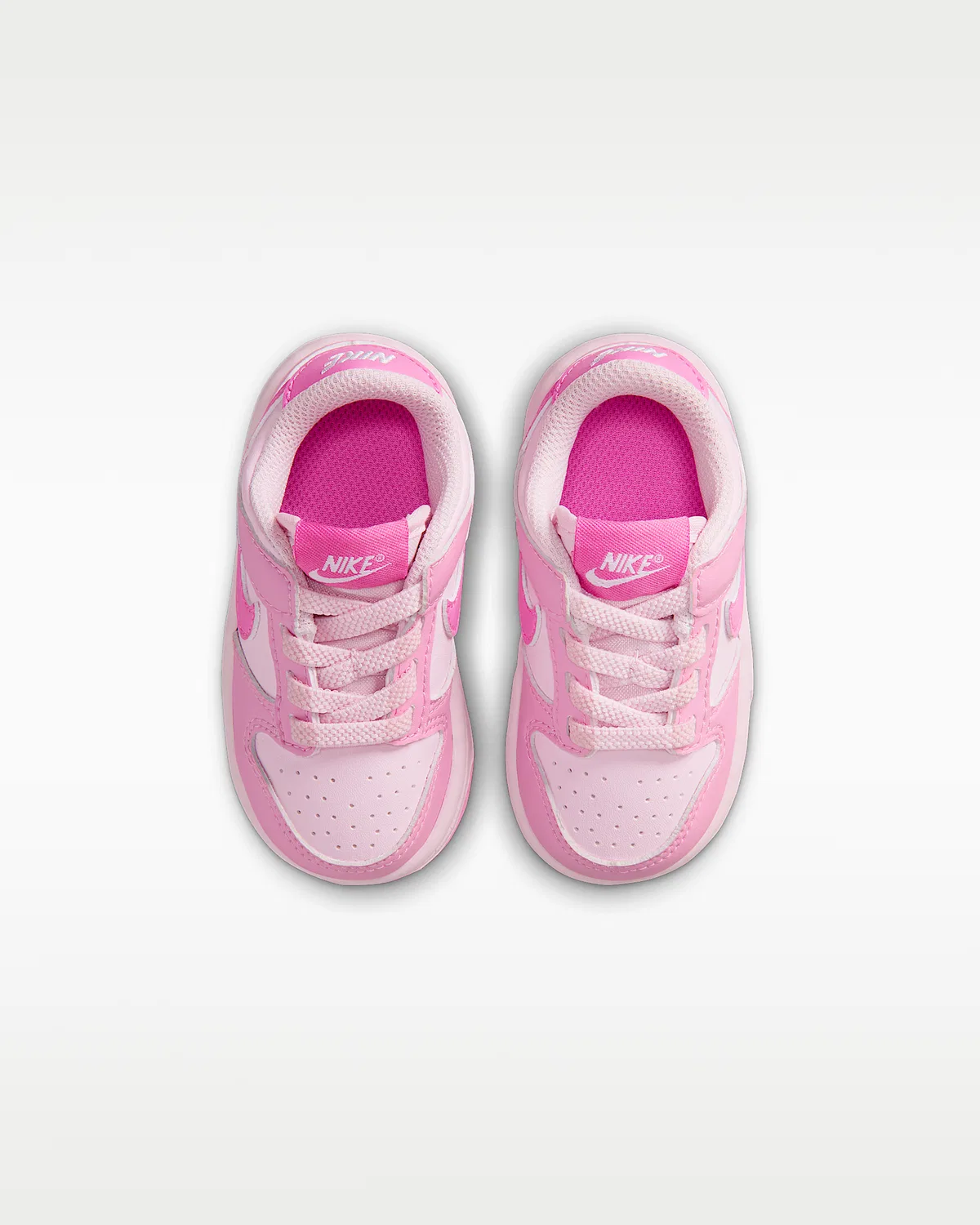 Кроссовки Nike Dunk Low для малышей, Pink Rise/Pink Foam/White/Playful Pink — фото 4