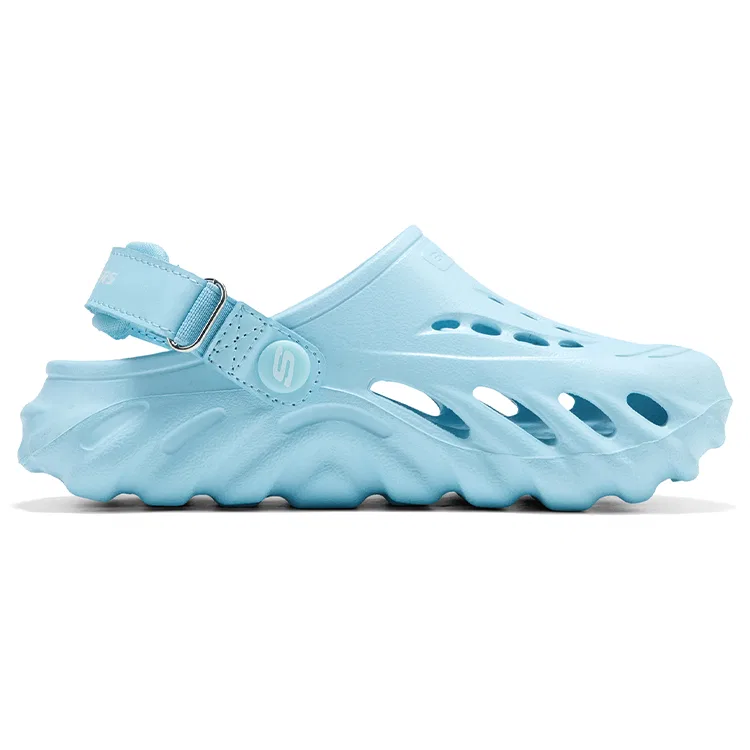 Детские сабо Skechers Kids голубые — фото 2