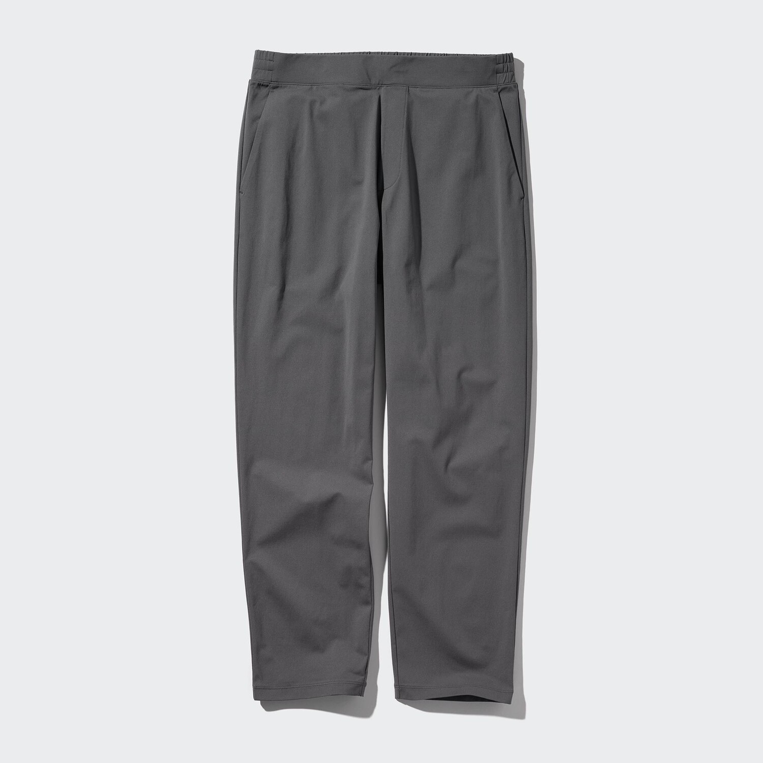 Брюки UNIQLO Ultra Stretch Dry EX зауженные, серый — фото 3
