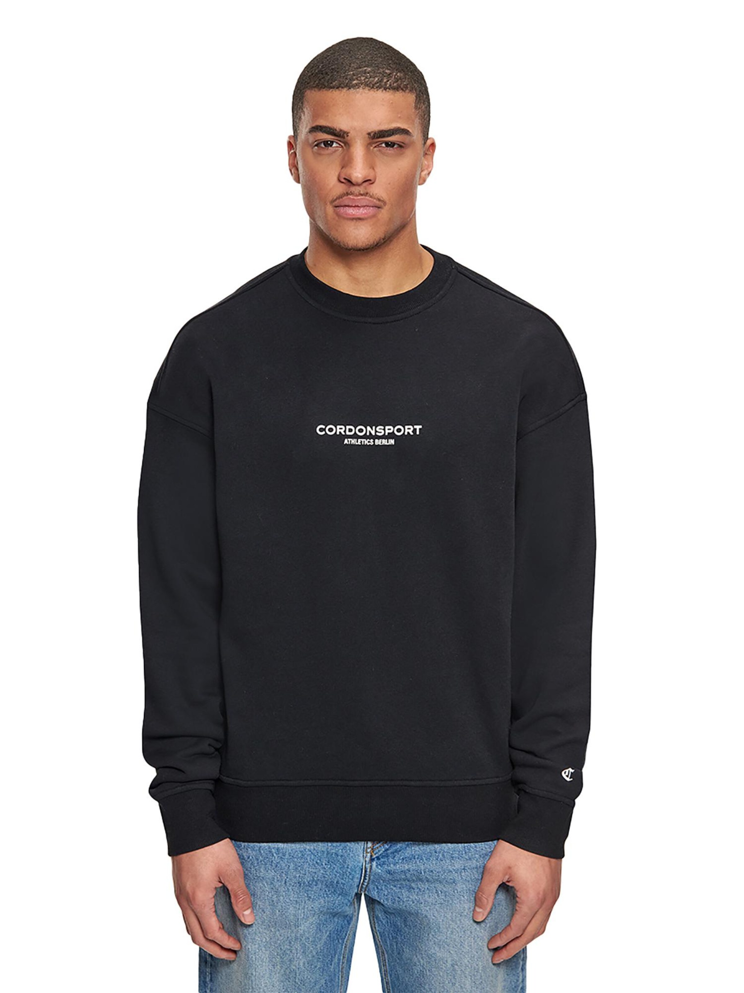 

Cordon Sport Свитшот 'State' в черном цвете