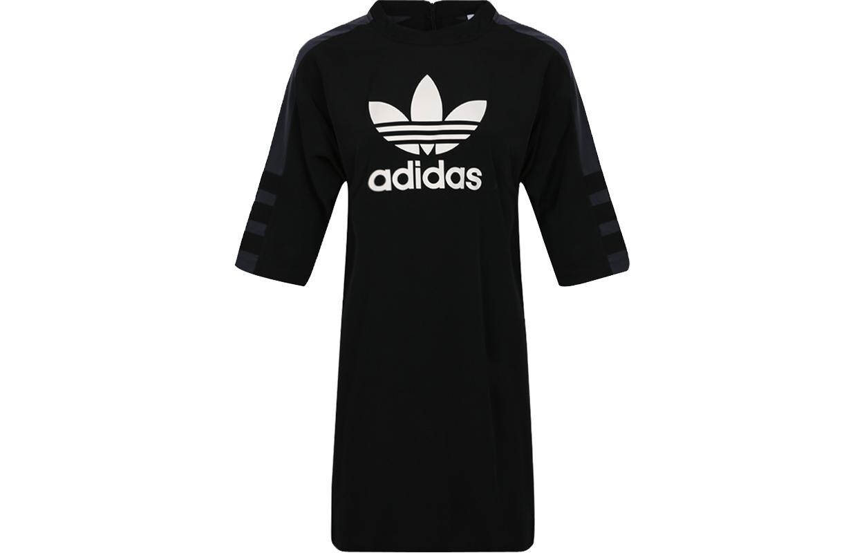 

Платье с длинными рукавами женское черное Adidas Originals