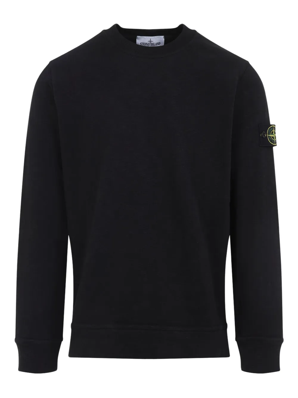 

Толстовка с круглым вырезом и логотипом Stone Island, черный
