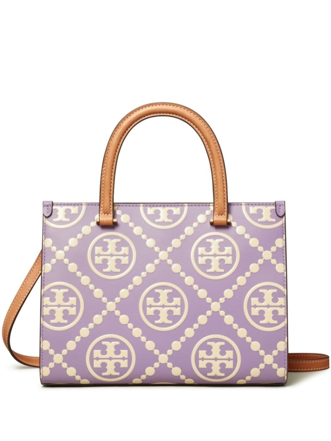 

Сумка-шоппер Tory Burch с монограммой T, серый