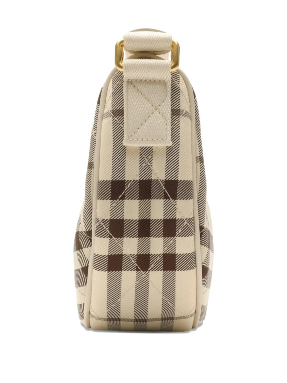 Стеганая сумка через плечо Horseshoe Burberry, нейтральный — фото 3