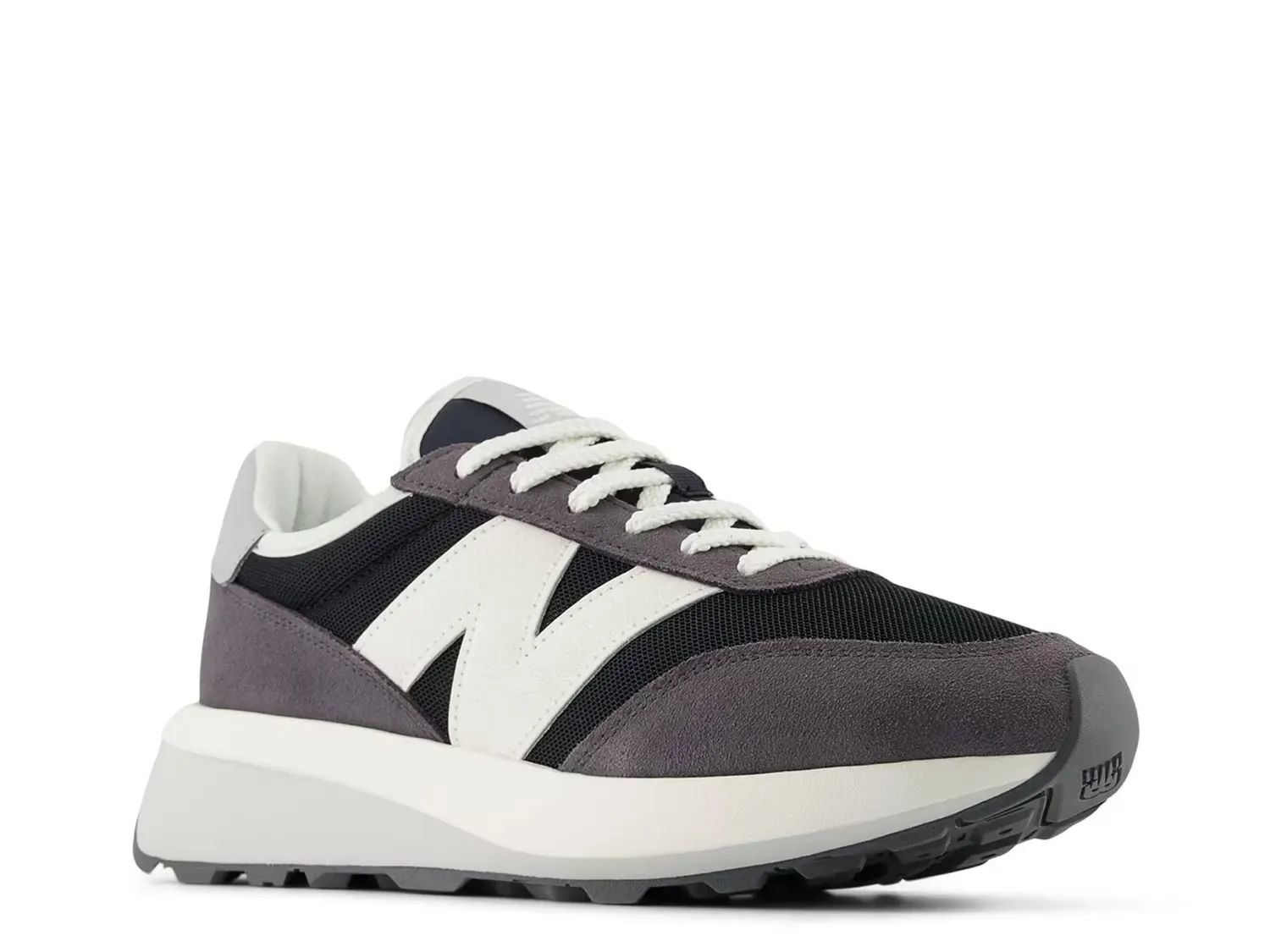 

Кроссовки 370 - мужские New Balance, Dark Grey/Black/White