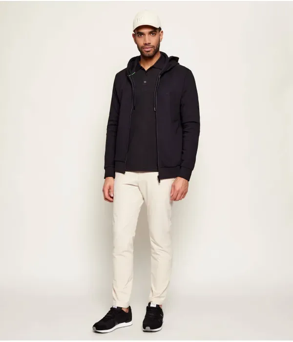 Обвисшая толстовка regular fit Boss Green, черный — фото 2