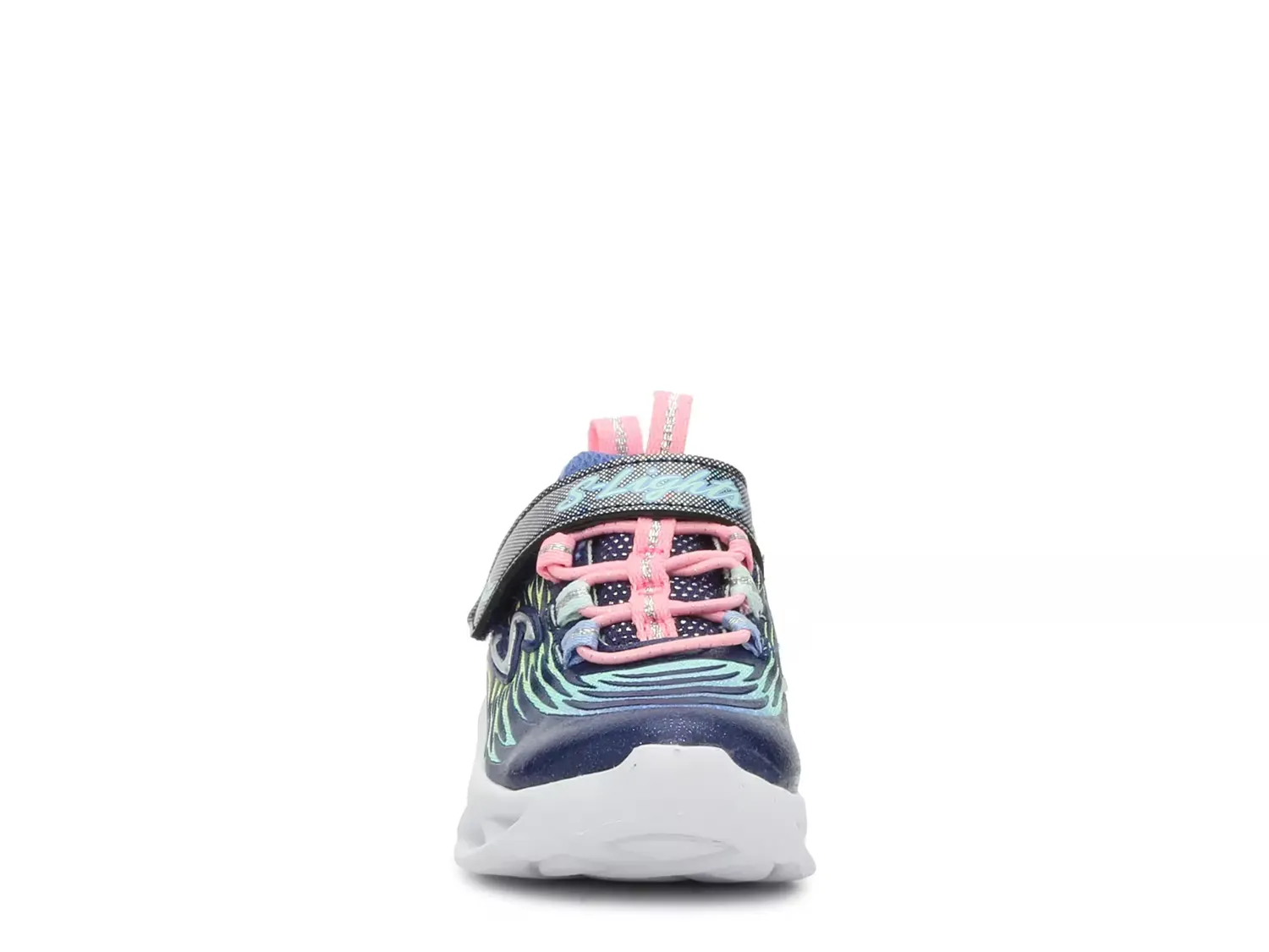 S-Lights Twisty Brights Светящиеся кроссовки - детские Skechers, Navy — фото 2