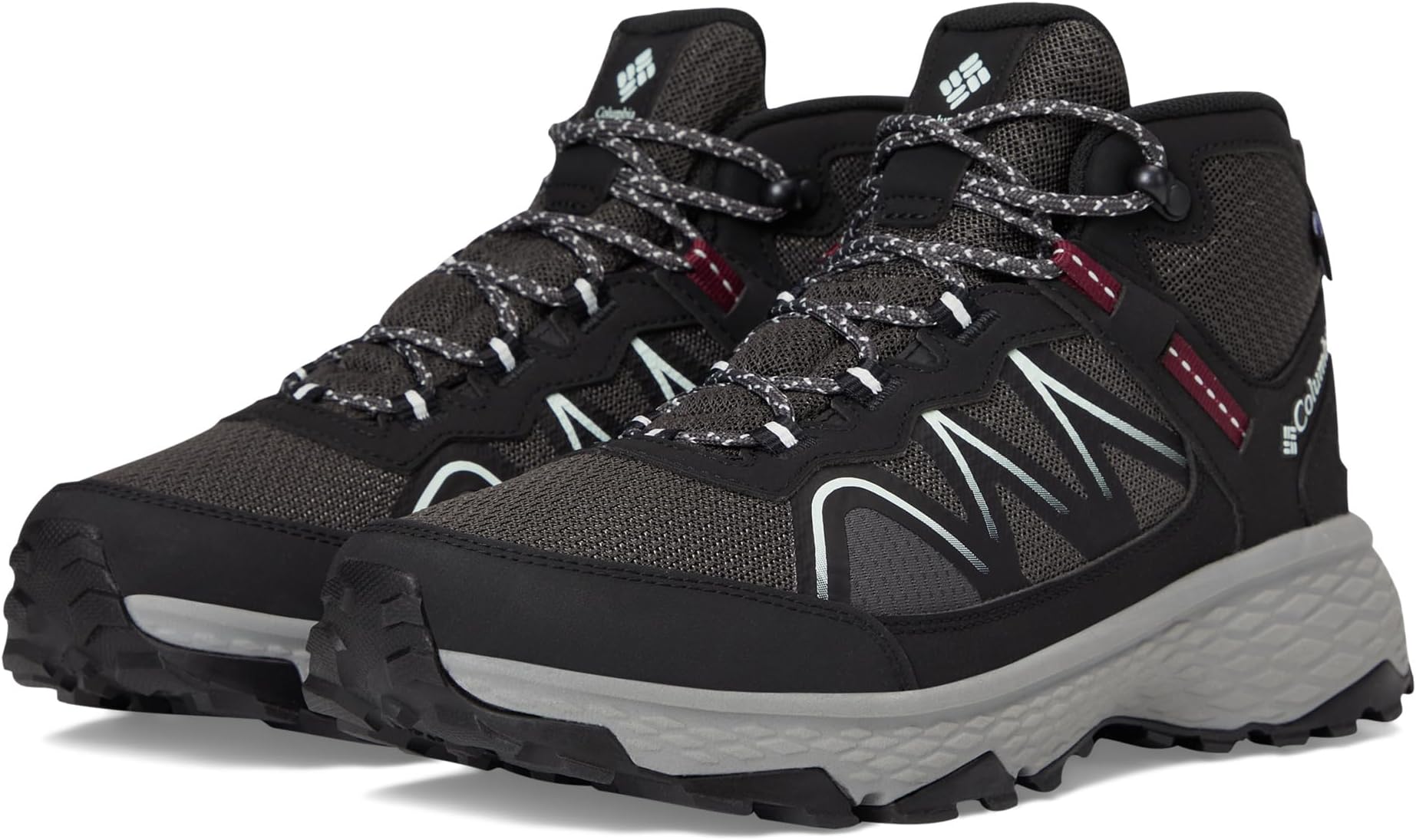 

Походные ботинки Columbia Peakfreak Rush Mid Outdry, цвет Dark Grey/Deep Madeira