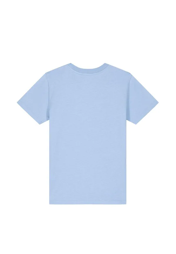 Футболка с красочным принтом совы Watapparel, Blue Soul — фото 2