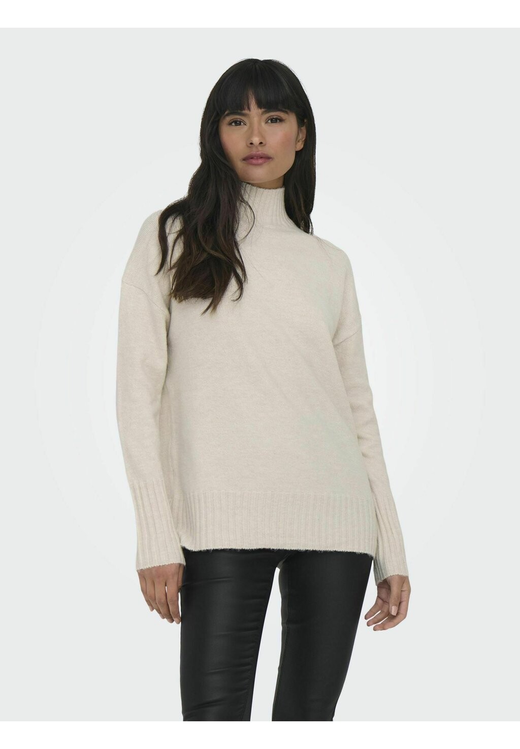 

Свитшот ONLY ONGLABRIEL LIFE HIGHNECK, цвет pumice stone
