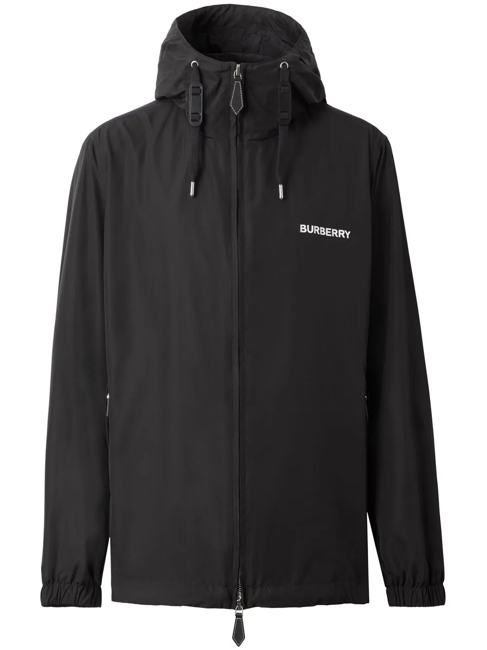 

Куртка на молнии с логотипом Burberry, черный