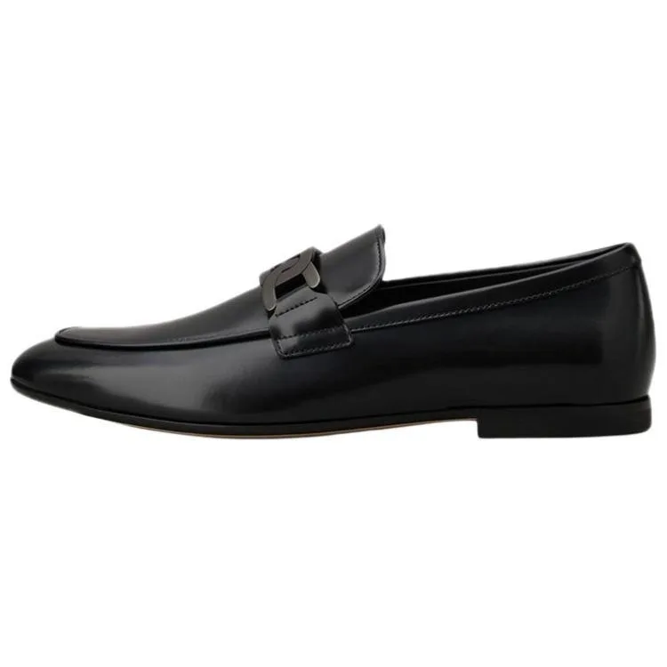 TOD'S Лоферы из кожи с цепочкой