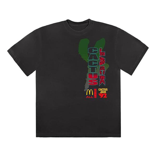 

Футболка x mcdonald's all american '92 t-shirt 'washed black' Travis Scott, черный
